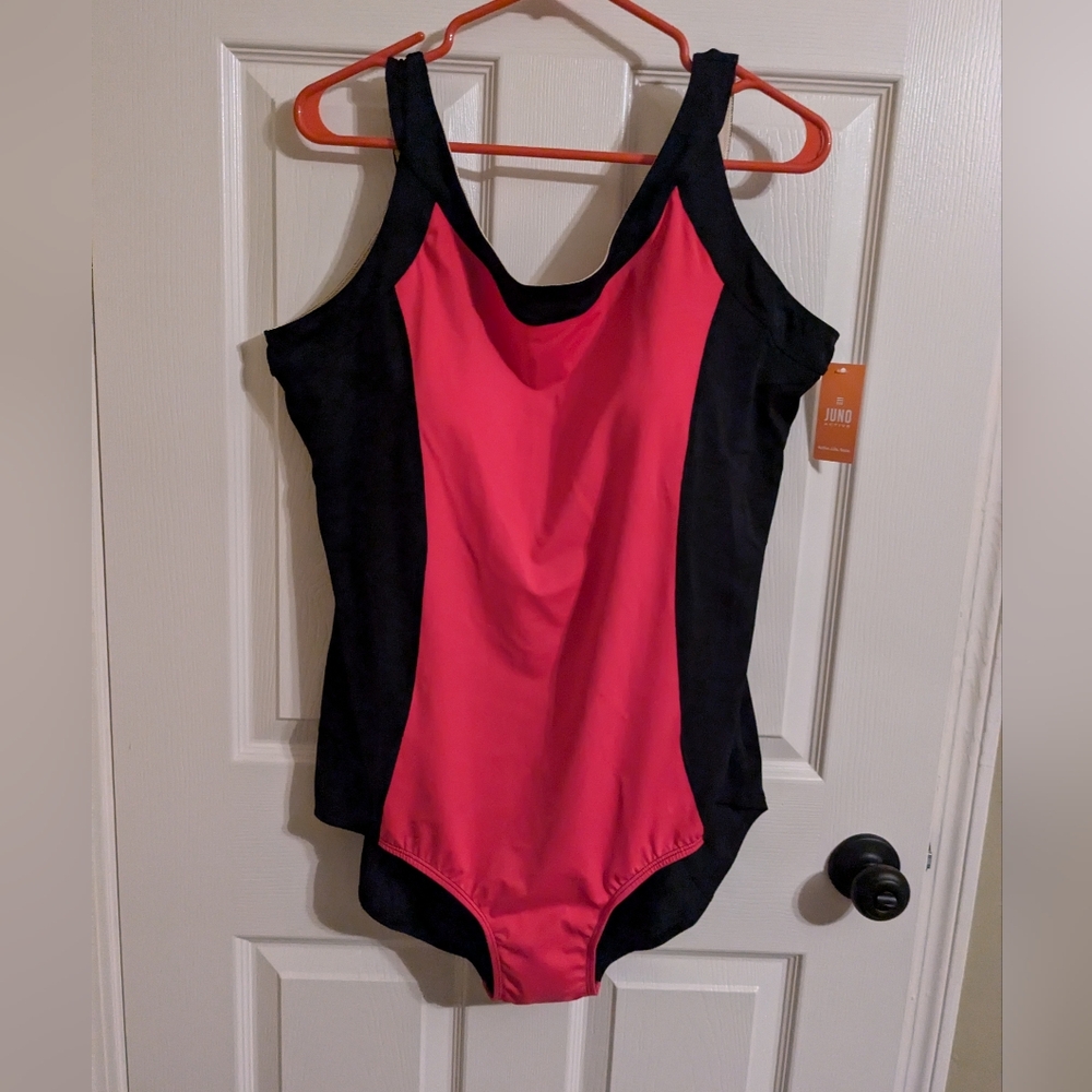NWT Juno Active 2X Colorblock Tank Suit